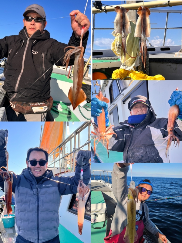 2026年2月1日(日)ヤリイカ